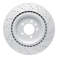 DFC 13-25 Land Rover Defender 110 Rear Left Drilled & Slotted Geoperformance Rotor