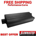 70 Series Chambered Muffler 70 Series 3.00 Center In 2.25 Dual Out Mild Sound Flowmaster