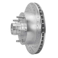DFC 94-01 Ford E-150 Econoline Front Right Drilled & Slotted Silver Brake Rotor