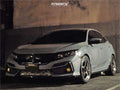 Konig Hyperspec 15x7 4x100 ET35 Anthracite Metallic Wheel w/ Mirror Machined Lip (Knurled Bead)