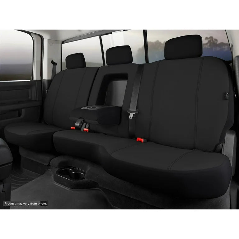 0410 F250/F350/F450/F550 SUPER DUTY SP SEAT COVER REAR SPLIT 60/40 BLACK