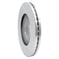 R1 05-12 Mercedes-Benz G55 AMG Front Left Drilled Black Brake Rotor
