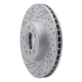 R1 00-06 BMW X5 Front Left Drilled & Slotted Geoperformance Rotor