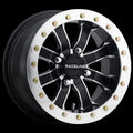 Aluminum Wheels 14x7 Mamba Beadlock UTV A71 Machined Lip Satin Black 5 Offset 4 on 156 Bolt Pattern Raceline
