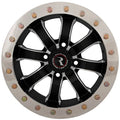 Aluminum Wheels 14x7 Mamba Beadlock UTV A71 Machined Lip Satin Black 5 Offset 4 on 156 Bolt Pattern Raceline