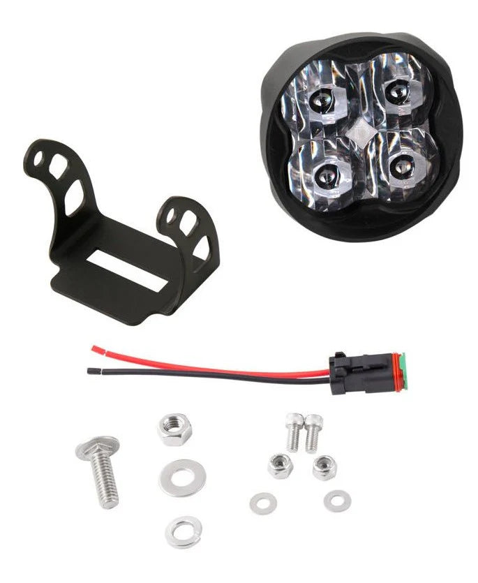 SS3 LED POD MAX WHITE DRIVING ANGLED RH (SINGLE)