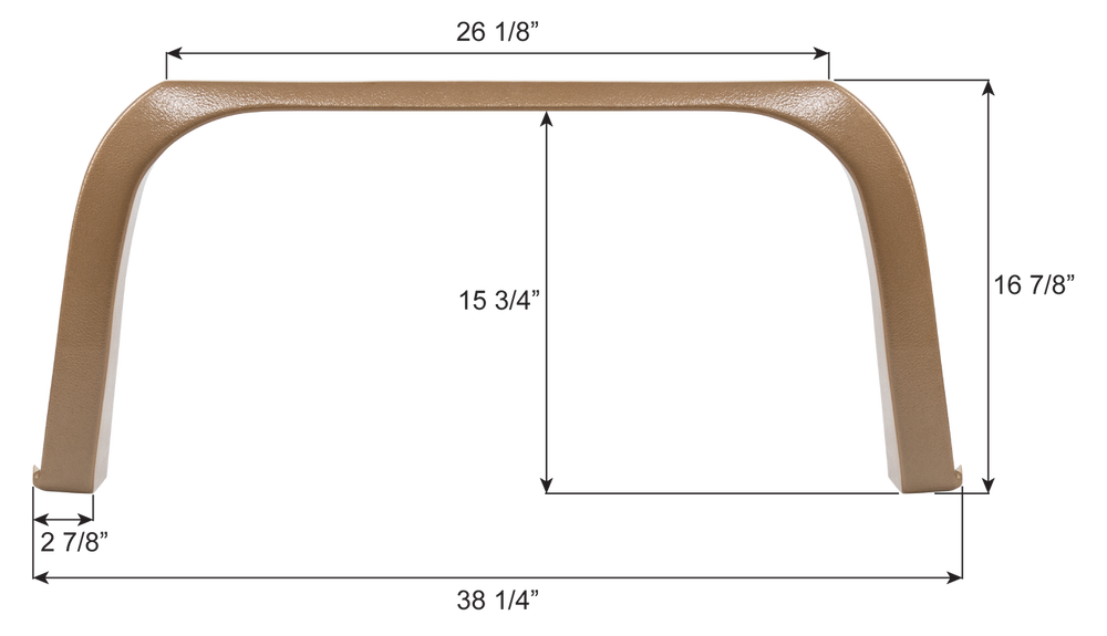 FENDER SKIRT SINGLE COACHMEN FS1710 COPPER