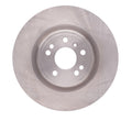 R1 12-18 Mercedes-Benz ML350 Front Right Drilled & Slotted Black Brake Rotor