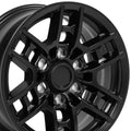 16 IN REPLICA WHEEL FITS TOYOTA TACOMA TRD TY17 BLACK 16X7