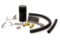 Moroso 07-14 Ford Mustang GT500 Air/Oil Separator Catch Can - Small Body - Billet Aluminum - Black