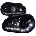 R8 STYLE SMOKED LENS GLOSS BLACK HO