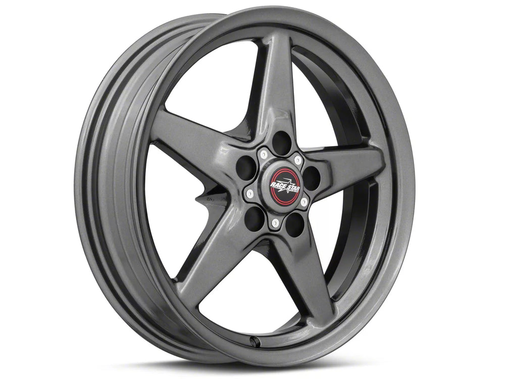 Race Star 92 Drag Star 17x10.50 5x4.50bc 7.63bs Direct Drill Metallic Gray Wheel