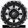 D538 15X10 4X156 MT-BLK-MIL 0MM