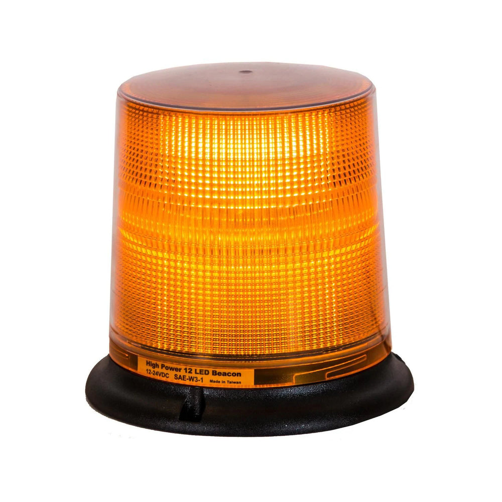 BEACON,12-LED,AMBER,12-24 VDC,PERM