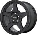 ~(30 lbs. 21X21X11)~ ALPINE 18x8 5x108.00 SATIN BLACK (38 mm)