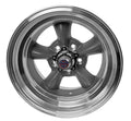 AMERICAN RACING VINTAGE VN105D 15X8.5 5X4.5 GRAY MACH-LP -25MM - VN1055865