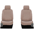 Covercraft 14-15 Nissan Xterra/14-21 Polycotton SeatSaver Custom Front Row Seat Covers - Tan
