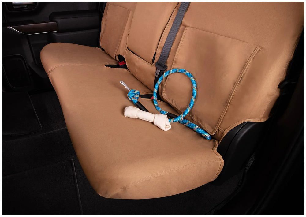 19C RAV4 POLYCOTTON SEATSAVER CUSTOM FRONT ROW SEAT COVERS TAN