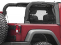 ~(6.2 lbs. 64X4X4)~ Wrap-Around Windjammer Black Diamond Jeep 07-17 Wrangler 2-Door; Requires Soundbar Cap 80040-35 and factory door surrounds