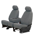 Covercraft 19-24 Chevrolet Silverado Polycotton SeatSaver Custom Front Row Seat Covers - Grey