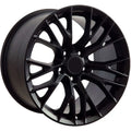 18 IN REPLICA WHEEL CV22 FITS CHEVROLET CORVETTE C7 Z06 RIM 18X8.5 BLACK WHEEL