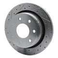 R1 Concepts Brake Rotor Drilled and Slotted Silver Fits Ford F-150
