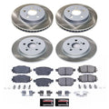 Power Stop 19-22 Toyota Prius AWD-e Front and Rear Semi-Coated Rotor Kit