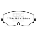 EBC Racing 20-24 Audi S3 RP-X Race Front Brake Pads