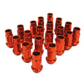 Wheel Mate Muteki SR35 Close End Lug Nuts w/ Lock Set - Neon 12x1.25 35mm