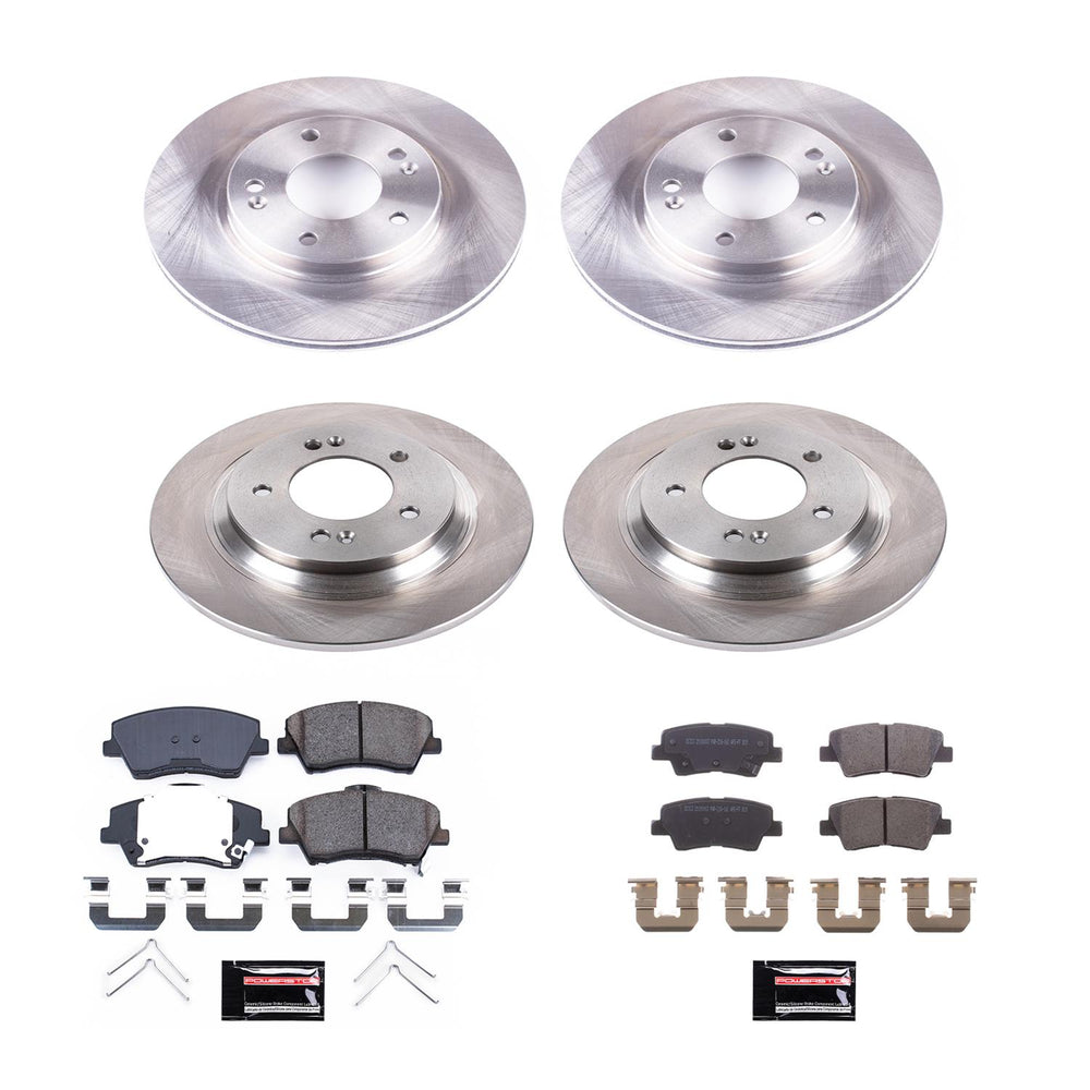 Power Stop 2017 Hyundai Ioniq Front & Rear Autospecialty Brake Kit