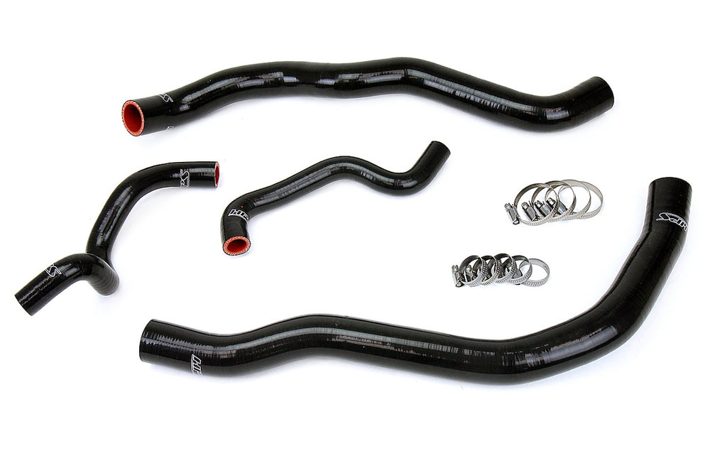 HPS Performance Reinforced Black Silicone Radiator Hose Kit Coolant for Hyundai 11-14 Sonata 2.0L Turbo
