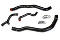 HPS Performance Reinforced Black Silicone Radiator Hose Kit Coolant for Hyundai 11-14 Sonata 2.0L Turbo