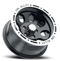 Cast Aluminum Wheels 174 16x8 Machined Lip Black 5 On 127 Bolt Pattern -5 Offset ION Wheels