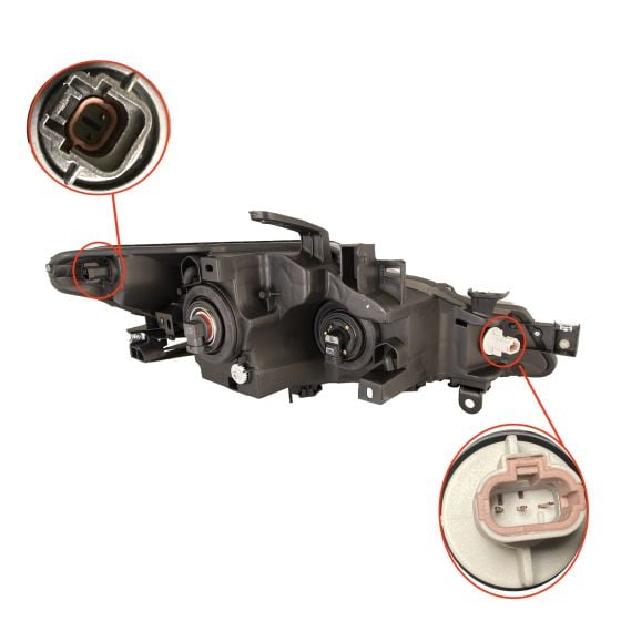 LH HEADLAMP ASSY COMPOSITE; HALOGEN; MURANO 1114