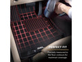 3D MAXpider 2007-2011 Toyota Tundra Crewmax Kagu 1st & 2nd Row Floormats - Black