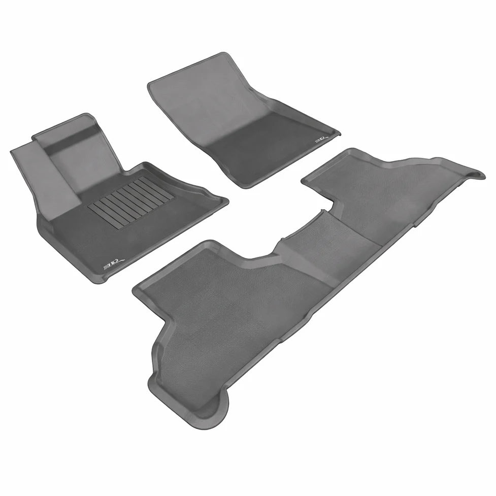 3D MAXpider 2014-2019 BMW X5/X6 F15/F16 Kagu 1st & 2nd Row Floormats - Black