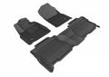 3D MAXpider 2012-2013 Toyota Tundra Crewmax Kagu 1st & 2nd Row Floormats - Black