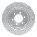 R1 12-20 Ford F-150 Rwd Rear Right Drilled & Slotted Geoperformance Rotor