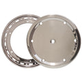 Weld Oval Beadlock Ring 15in. (16-Hole/Bolt-On) - w/6-Dzus Cover