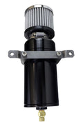 Moroso Dual Inlet -8AN Billet Breather Tank Catch Can - Black