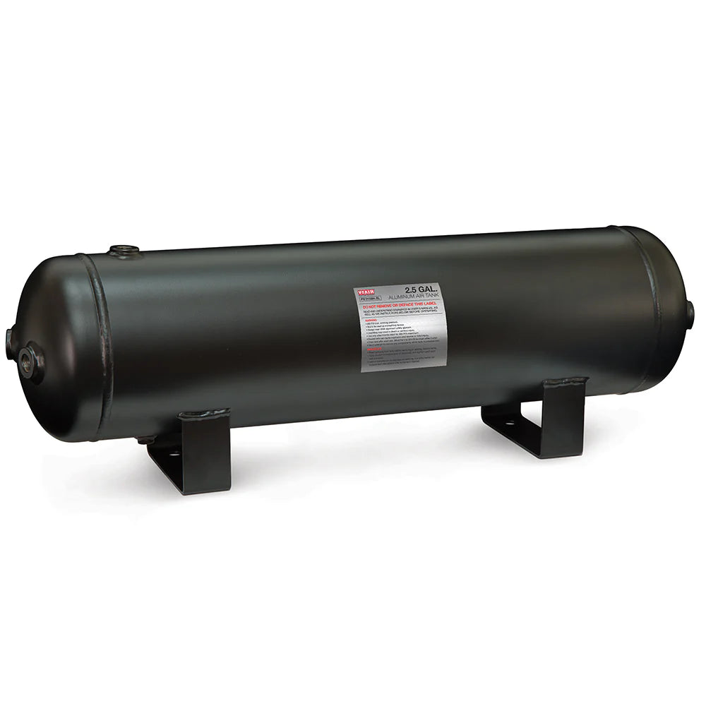 2.5 GALLON ALUMINUM TANK(SIX 1/4IN NPT PORTS 200 PSI RATED)