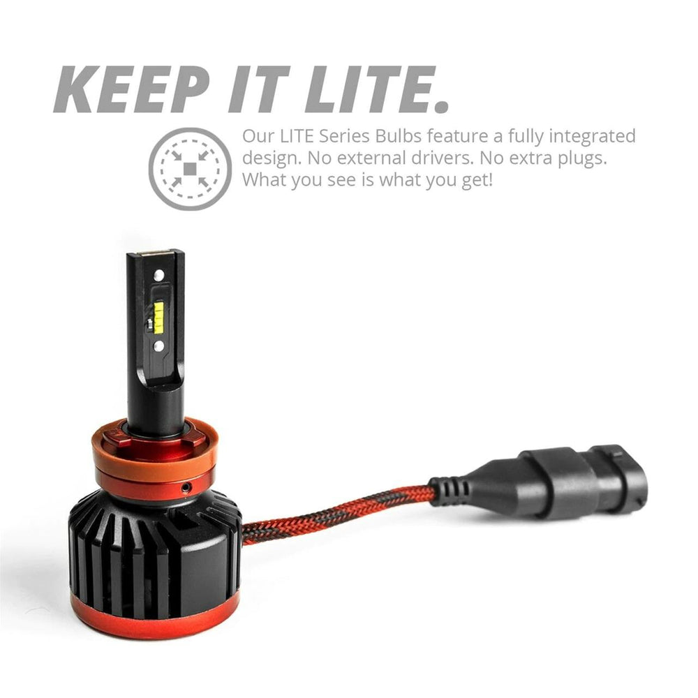 XK Glow RGB 2In1 LED Headlight Bulb Million Color XKCHROME App RGB/LED Headlight Kit - 2x 880