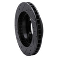 R1 14-19 Ford Transit (Mexico) Front Right Drilled & Slotted Black Brake Rotor