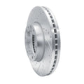 R1 20-25 Ford Transit-150 Front Left Drilled & Slotted Silver Brake Rotor