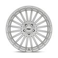 ~(34 lbs. 24X24X12)~ TSW TURBINA 22x10.5 5/108 ET42 CB72.1 TITANIUM SILVER W/MIRROR CUT FACE