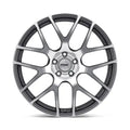 ~(39 lbs. 24X24X12)~ TSW NURBURGRING 22x10.5 5/120 ET32 CB76.1 GUNMETAL W/MIRROR CUT FACE