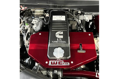Engine Cover Fabricated Aluminum 13-22 Cummins Brizzle Blue
