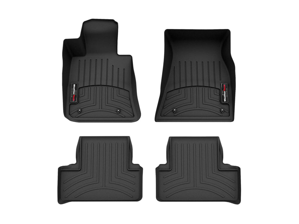WeatherTech 2022+ BMW i4 eDRIVE40 / i4 M50 Front & Rear FloorLiner - Black