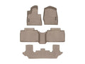WeatherTech Tan Front and Rear Floorliners Fits -20-21 Ford 451575-1-2