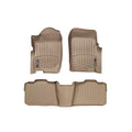 WeatherTech 06-10 Ford Explorer Front and Rear Floorliners - Tan